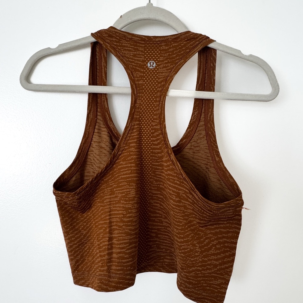 Lululemon Swiftly Tech Cropped Racerback Tank Top - Picture 2 of 2
